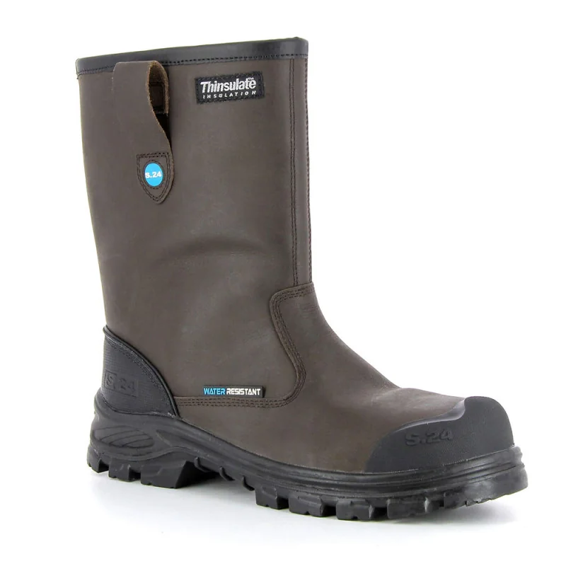 Botte de sécurité en cuir S3 WR SRC - HERCULE EVO S24 40 Marron