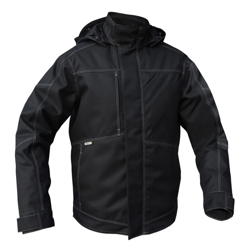 Veste de travail hiver imperméable et coupe-vent - MINSK DASSY 5 / Taille XXL Noir