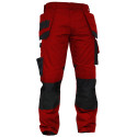 Pantalon de travail multipoche rouge DASSY MAGNETIC
