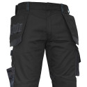 Pantalon de travail noir avec poches outils DASSY MAGNETIC