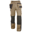 Pantalon de travail beige et noir Dassy SEATTLE 245