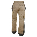 Pantalon professionnel beige et noir Dassy SEATTLE 245