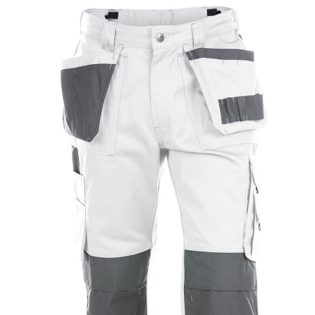 Pantalon de travail blanc multi-poches Dassy SEATTLE 245