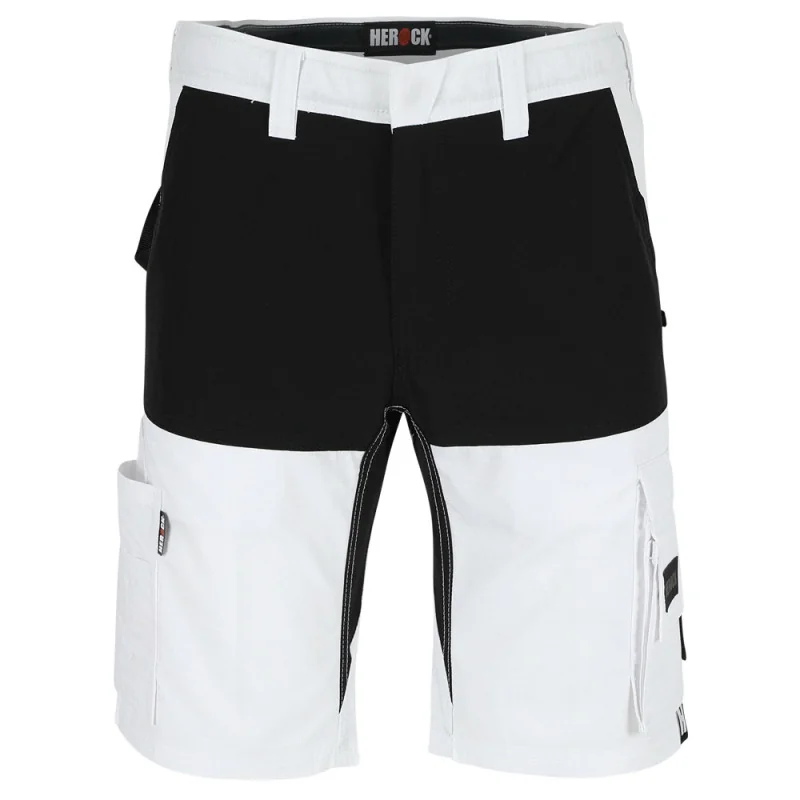 Bermuda de peintre HESPAR HEROCK - 23MBM1901 52 Blanc / Noir