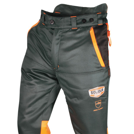 Pantalon de sécurité scie à chaîne classe 1A Solidur Authentic