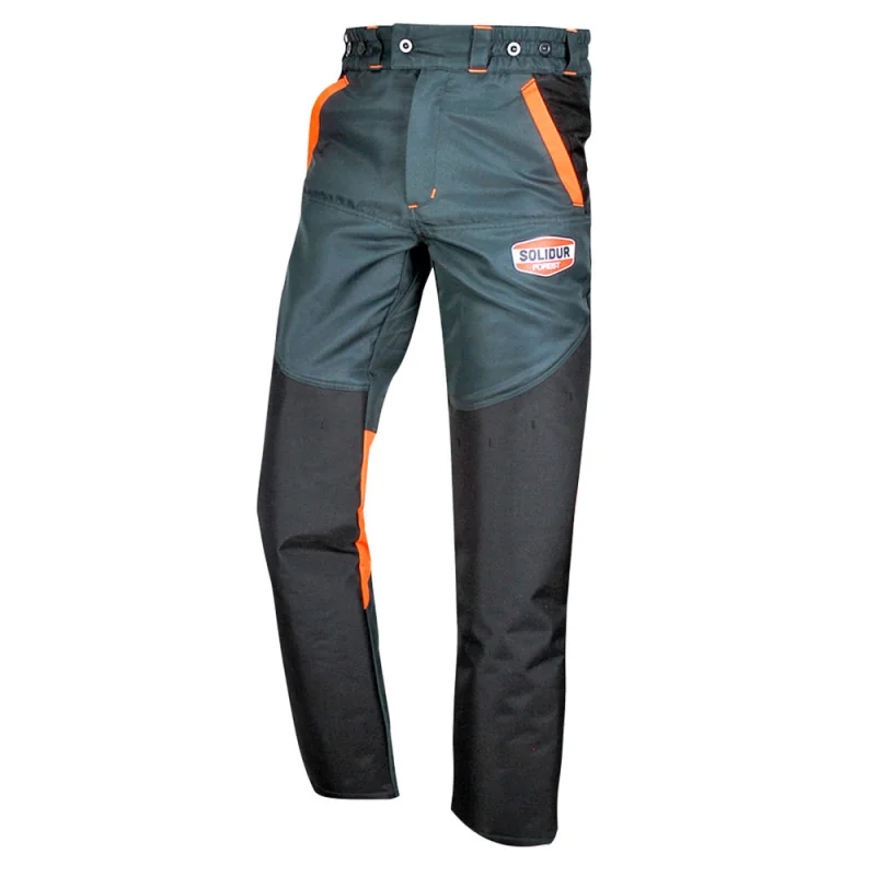 Pantalon de débroussaillage - SOLIDUR DEPA2 4XL Gris / Orange