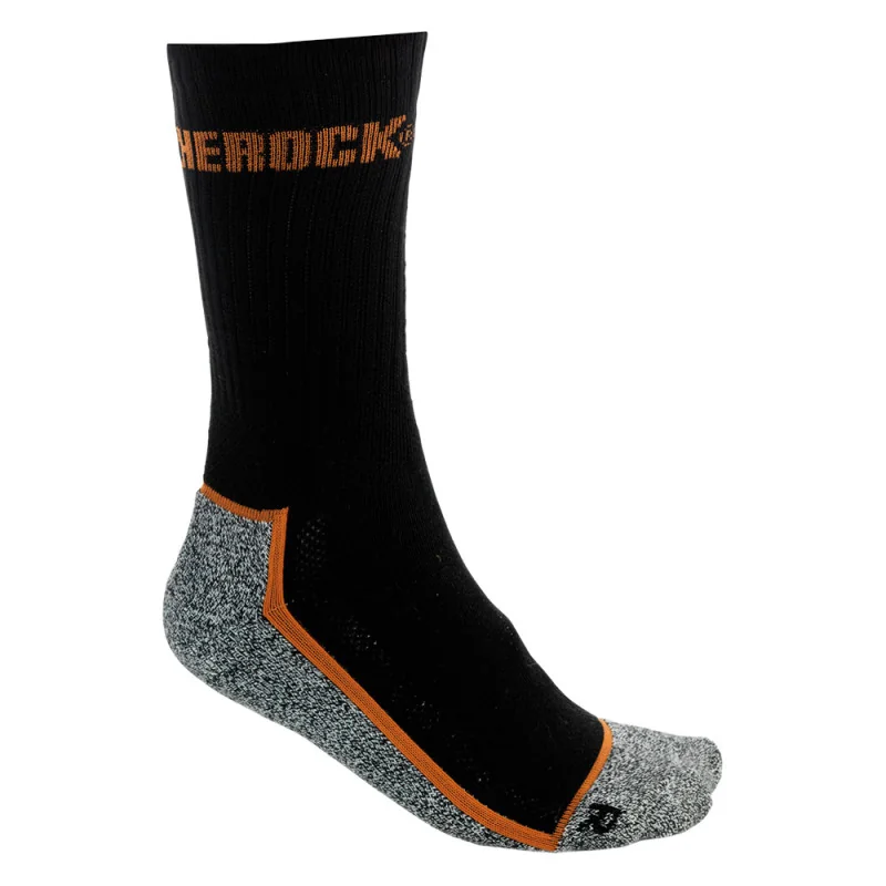 Chaussettes de travail à séchage rapide HEROCK CARPO - 23USK0901 Noir 43-46