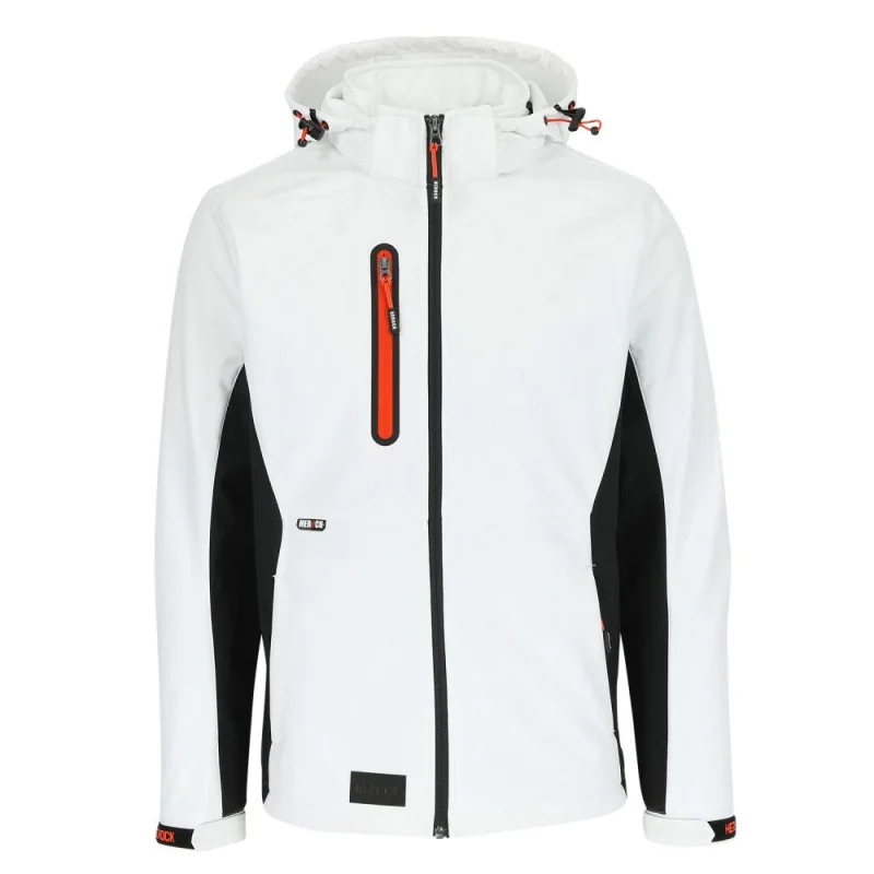 Softshell de travail blanche HEROCK TRYSTAN - 23MJC1903 Blanc XL
