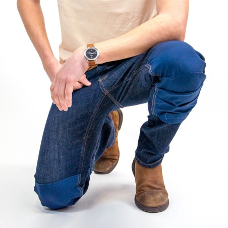 Jean professionnel en coton bio ROSAS avec renfort genoux
