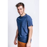 Tee shirt de travail coton biologique bleu marine DUNAS Forest Workwear