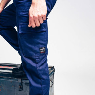 Pantalon de travail coton bio bleu marine GUINCHO Forest Workwear