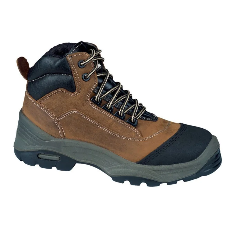 Chaussure de sécurité haute en cuir S3 SRC - SOLANO LEMAITRE 38 Marron