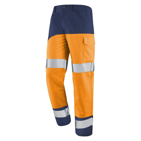 Pantalon haute visibilité classe 2 orange FLUO SAFE XP Cepovett