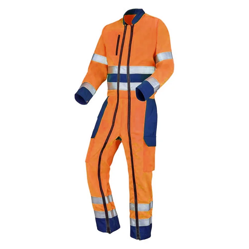 Combinaison haute-visibilité classe 2 - FLUO BASE XP CEPOVETT 9J81 4 / Taille XL Orange hivi / Bleu Marine