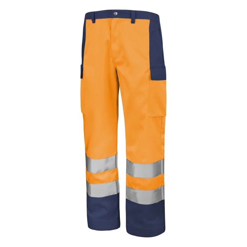 Pantalon haute-visibilité classe 2 FLUO BASE XP CEPOVETT 9B81 3 / 48-50 Orange hivi / Bleu Marine
