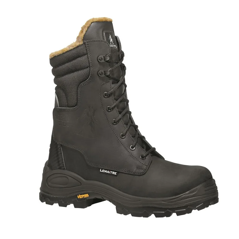 Bottes de sécurité fourrées S3L HI CI HRO FO - TUNDRA LEMAITRE 37 Noir
