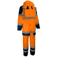 Complet de pluie haute visibilité orange VILO Singer Safety