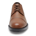 Chaussures de service marron en cuir homme SENATOR Shoes For Crews