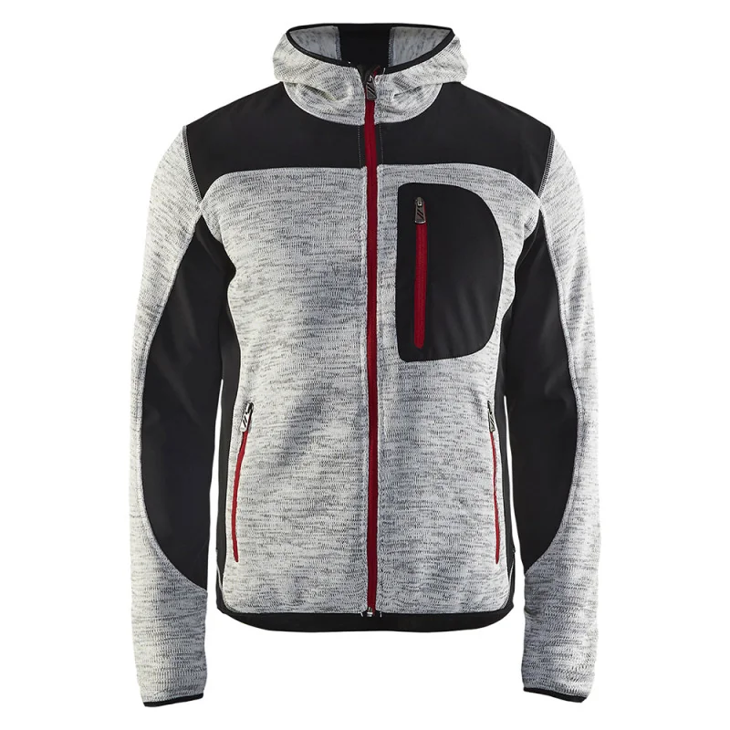 Veste de travail renforcée à capuche - 49302117 Blaklader Gris Chiné / Noir XXL