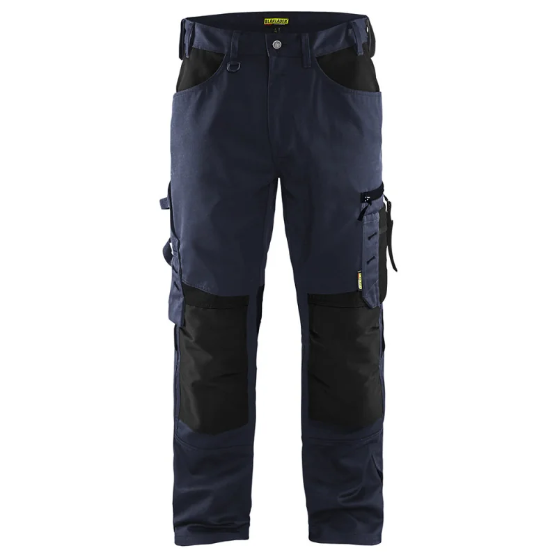 Pantalon de travail artisan bicolore - 15561860 Blaklader 52 Marine / Noir Standard