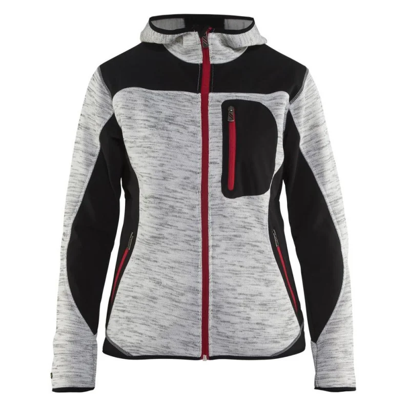 Veste de travail femme à capuche - 49312117 Blaklader Gris Chiné / Noir XXL