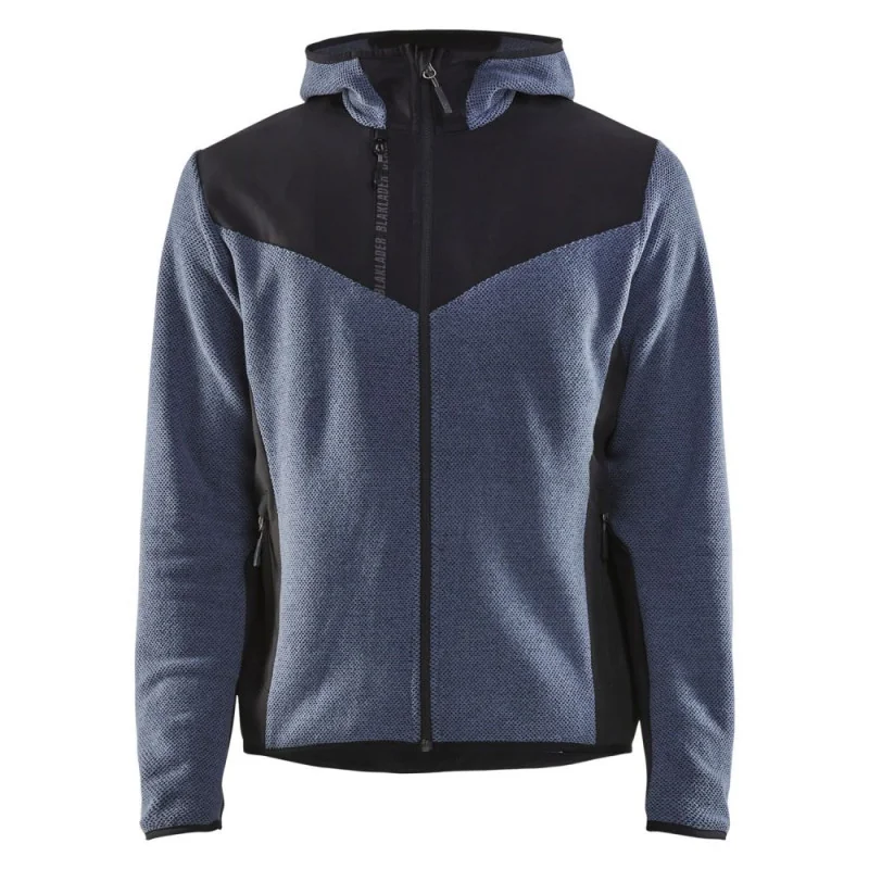 Veste de travail tricotée avec softshell - 59402536 Blaklader 4XL Bleu Guède / Marine Foncé