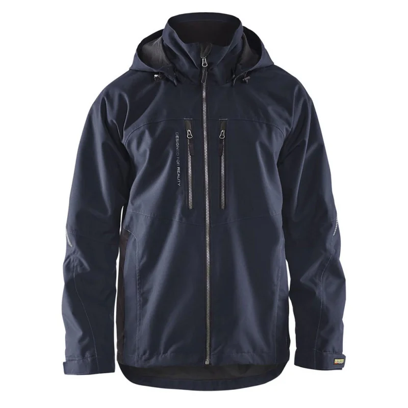 Veste de travail imperméable et coupe-vent - 48901977 Blaklader XL Marine Foncé / Noir