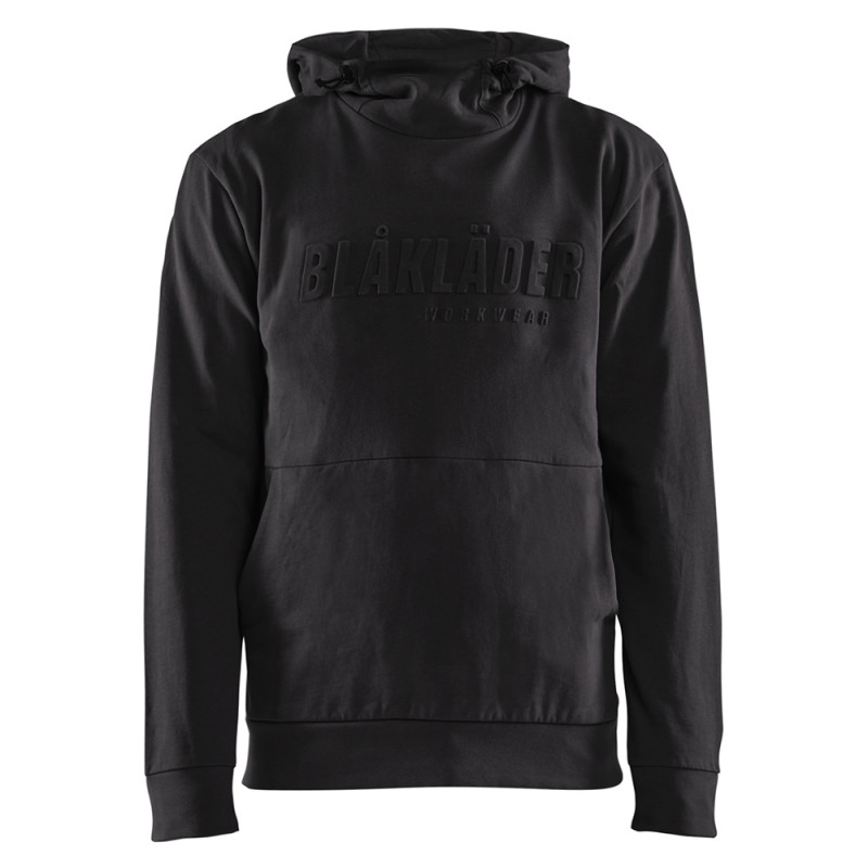 Sweat pro à capuche 100% coton jersey - 35301158 Blaklader Noir XL