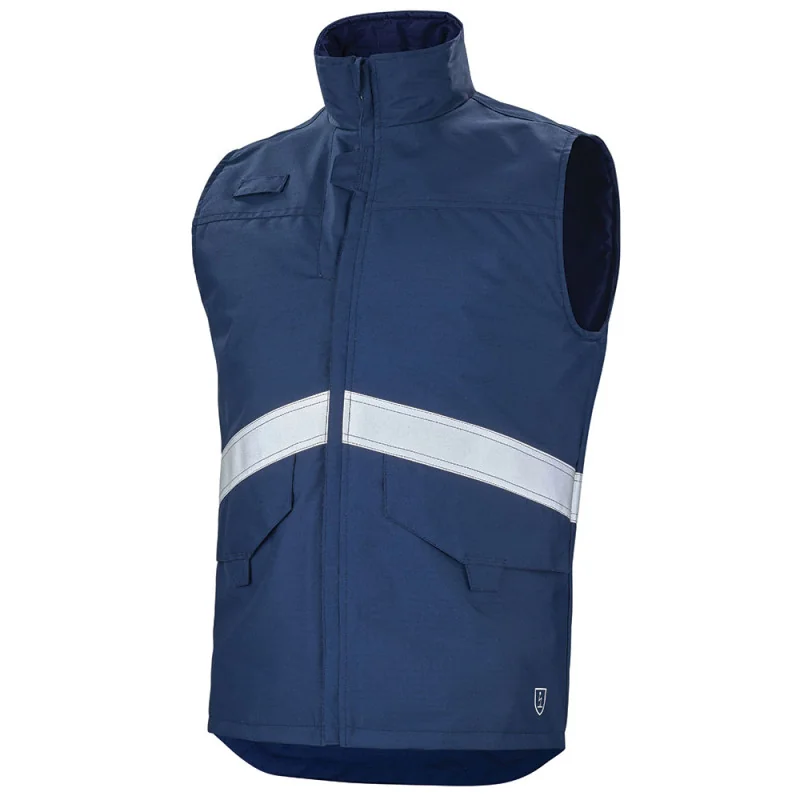 Gilet de travail avec bandes réfléchissantes - 9M90 ACCESS CEPOVETT Bleu Marine M