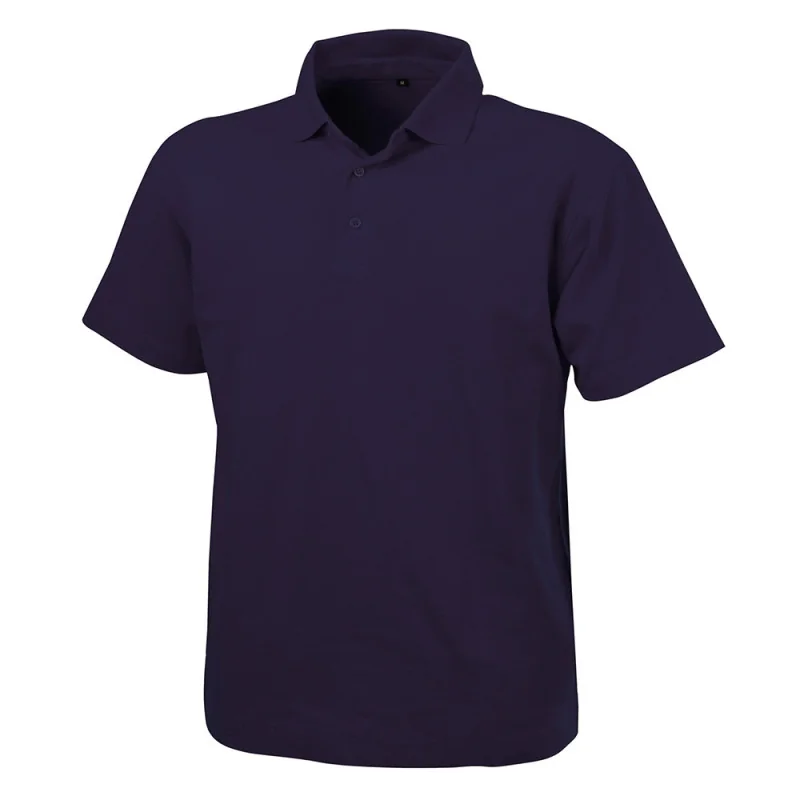 Polo de travail manches courtes DASSY LEON 3 / Taille L Marine