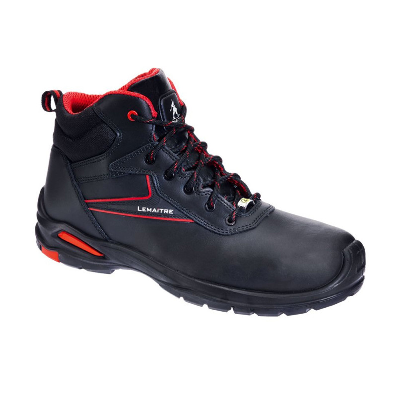 Chaussure de sécurité haute S3 SRC ESD - GEORGE HIGH LEMAITRE 40 Noir