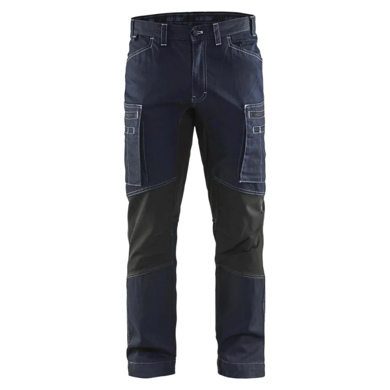 Jean de travail Cordura denim stretch - 14591142 Blaklader 50 Marine / Noir