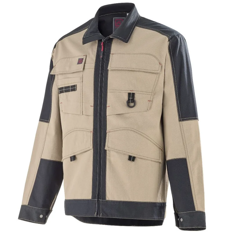 Veste de Travail LAFONT SHEAR - 3ATTUP - Déstockage Beige contrasté Noir 1 / Taille S