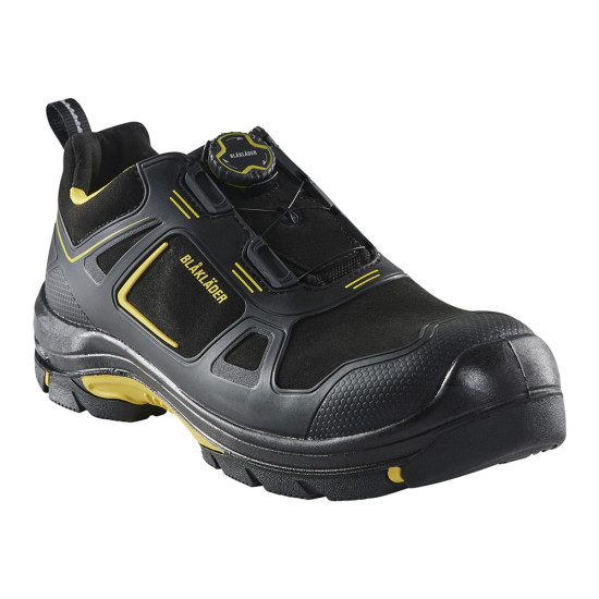 Chaussures de sécurité basses S3 GECKO Blaklader noir et jaune