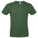 T-shirt en coton vert manches courtes
