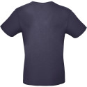 Tee-shirt 100% coton marine manches courtes