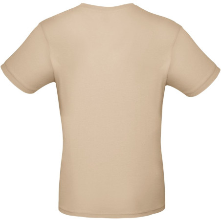 T-shirt en coton manches courtes beige