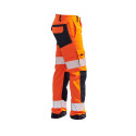 Pantalon pro orange haute visibilité stretch LEON PBV