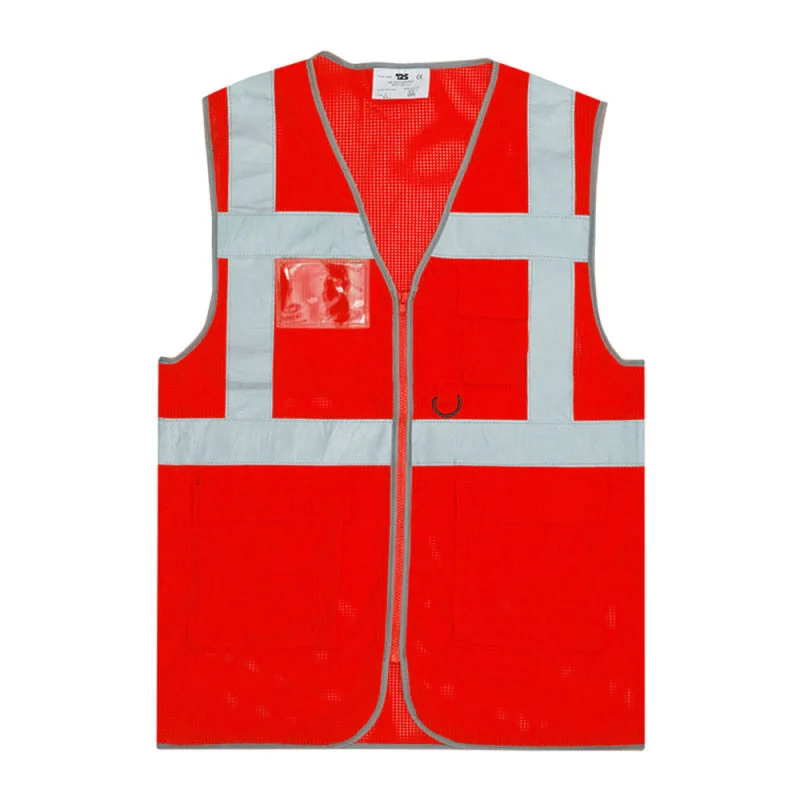Gilet de signalisation respirant - SAFARI AIR T2S S Rouge fluo
