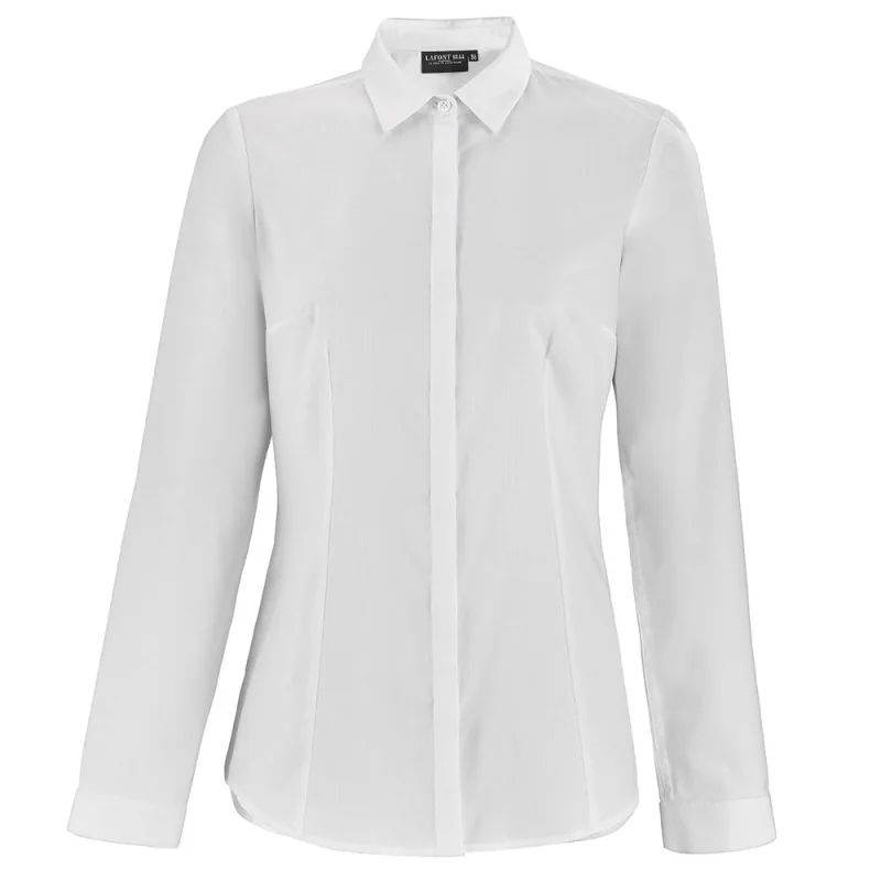 Chemisier manches longues femme - MONTSOURIS LAFONT 36 Blanc