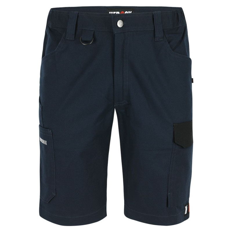 Bermuda de travail stretch BARGO HEROCK - 22MBM2101 52 Bleu Marine / Noir