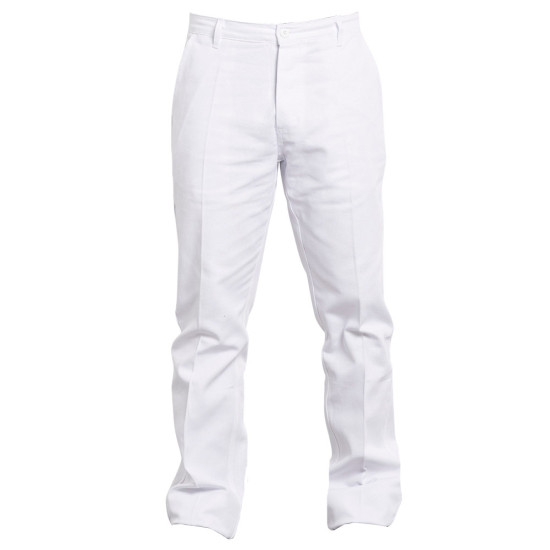 Pantalon de travail blanc 100% Coton