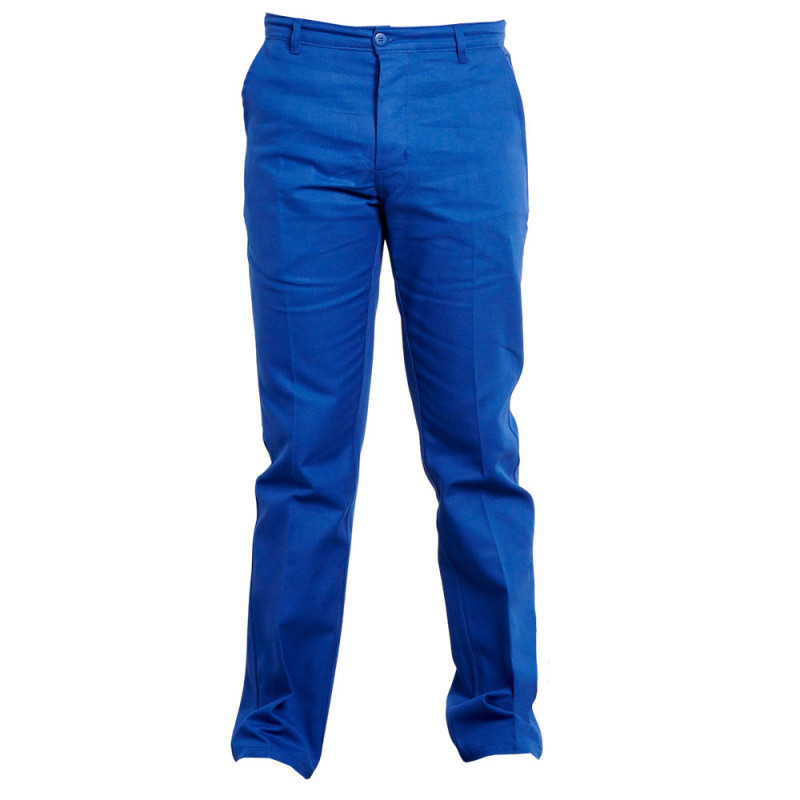 Pantalon de travail bleu bugatti 100% coton PBV 01A560