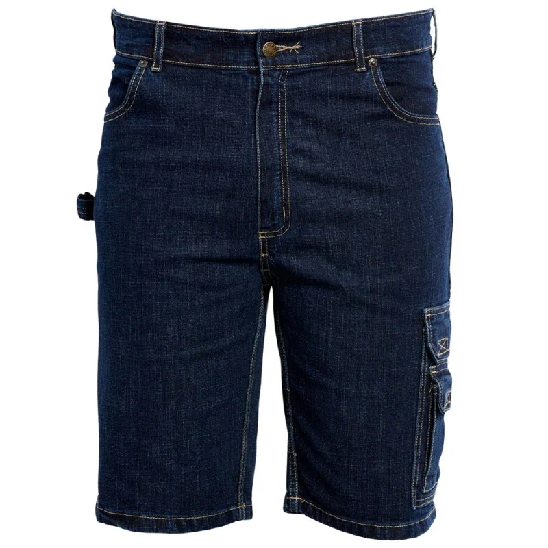Bermuda pro en jean PBV BERTYA - Déstockage 1 / 40-42 Bleu Jean