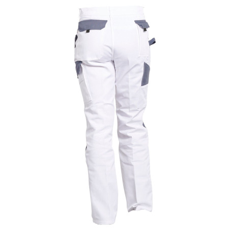 Pantalon de travail blanc pour peintre PBV LENNY 01TYCBG2
