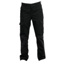 Pantalon de travail noir elasthanne avec poches genoux PBV BOB 01TYEN+