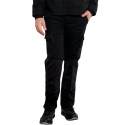 Pantalon de travail noir avec poches genoux PBV BOB 