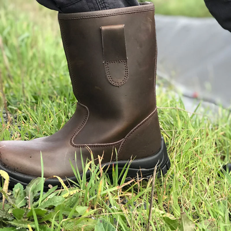 Xpert Typhoon S3 - Bottes De Sécurité Homme - Embout Acier, Imperméables, Antidérapantes - Confort Journée Entière
