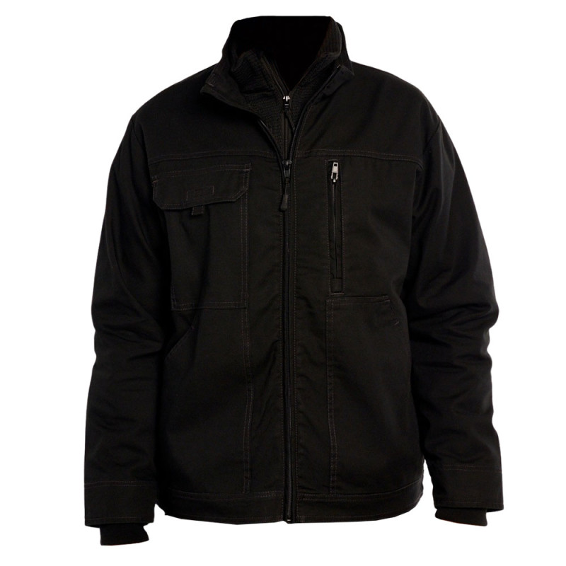Blouson de Travail Canvas PBV STAN - TYPHON+ 09TYE Noir T3 / Taille XL