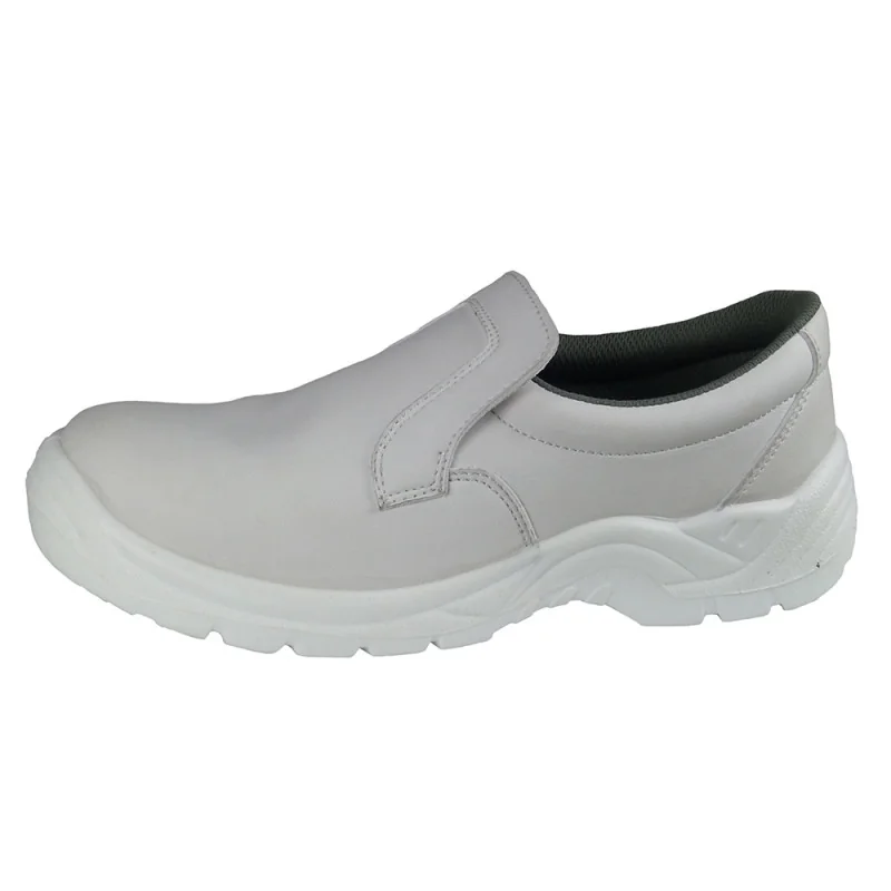 Mocassins de sécurité cuisine blanc S2 SRC - CHCUI PBV - Fin de série 36 Blanc